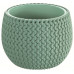PROSPERPLAST SPLOFY Bowl virágcserép 18cm, 1,4l, zöld DKSP180-623U