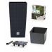 Prosperplast RATO SQUARE SET rattan betétes kaspó, 11/26,6l antracit DRTS265S