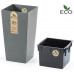 Prosperplast URBI SQUARE ECO Virágcserép 40cm, szürke DURS400W-405U