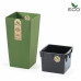 Prosperplast URBI SQUARE ECO Virágcserép 40cm, zöld DURS400W-2262U