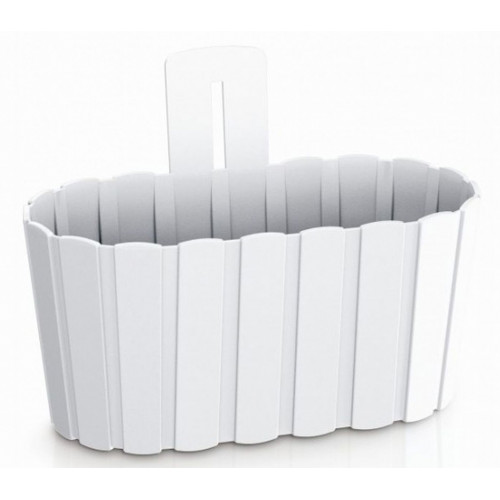 PROSPERPLAST BOARDEE WALL virágcserép, 3,2L, fehér DDES280-S449 PROSPERPLAST BOARDEE WALL virágcserép, 3,2L, fehér DDES280-S449