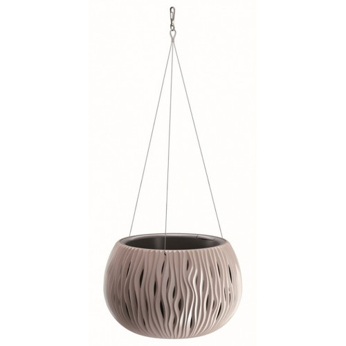 PROSPERPLAST SANDY BOWL WS virágcserép, 37cm, 9L, mokka DSK370WS-7529U