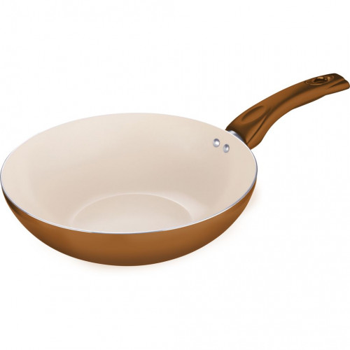 LAMART ECOLOR LT1073 Wok kerámia 28 cm barna 42002040