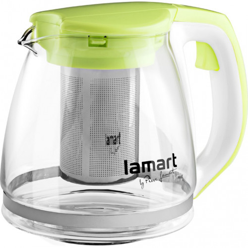LAMART LT7026 Verre teáskanna, zöld, 1,1l 42002258 LAMART LT7026 Verre teáskanna, zöld, 1,1l 42002258