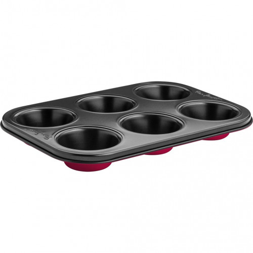 LAMART LT3071 Base muffin sütőforma, 6 db, piros 42002693 LAMART LT3071 Base muffin sütőforma, 6 db, piros 42002693
