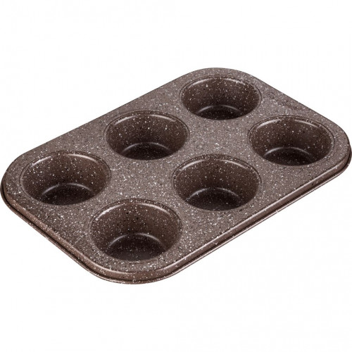 LAMART LT3081 MARBLE 6db-os Muffin forma - Barna LAMART LT3081 MARBLE 6db-os Muffin forma - Barna