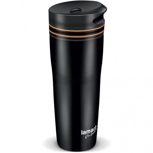 LAMART LT4051 Manq termosz, fekete-narancs, 360 ml 42002976 LAMART LT4051 Manq termosz, fekete-narancs, 360 ml 42002976