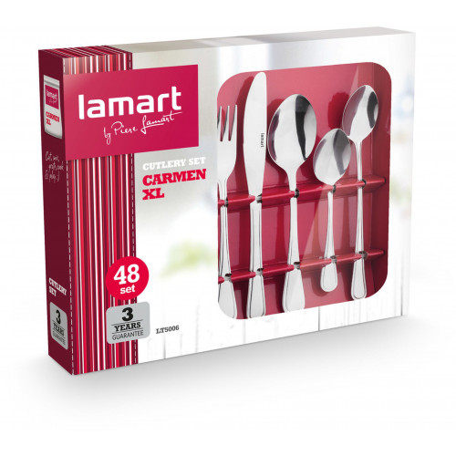 LAMART LT5006 Carmen XL evőeszköz készlet, 48 db 42001831