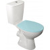 AQUALINE JUAN monoblokkos WC, hátsó kifolyású, króm, duál gombos öblítőmechanika LC2154