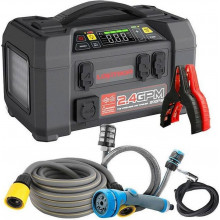 LOKITHOR Indításrásegítő kompresszorral és szivattyúval (12V/2500A/74Wh) AW401
