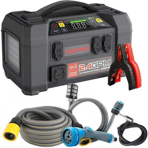 LOKITHOR Indításrásegítő kompresszorral és szivattyúval (12V/2500A/74Wh) AW401 LOKITHOR Indításrásegítő kompresszorral és szivattyúval (12V/2500A/74Wh) AW401