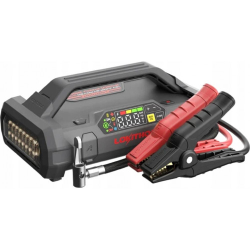 LOKITHOR Kompresszoros indításrásegítő (12V/ 2500A/74Wh) JA301 PRO