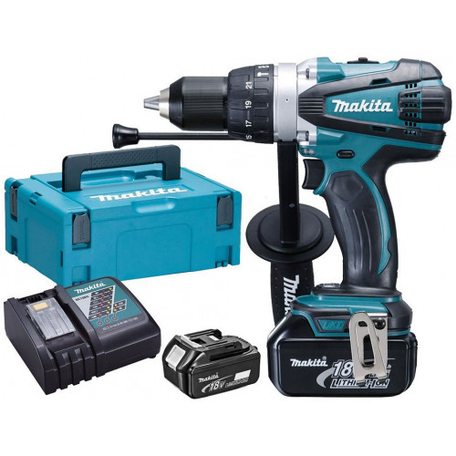 Makita DHP458RTJ Akkus ütvefúró-csavarbehajtó Li-ion, LXT ( 2x5,0 Ah/18V) Makpac