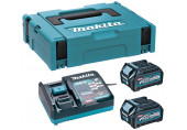 Makita 191J81-6 Akkumulátor és töltő szett Li-ion XGT 40V 2xBL4025 + DC40RA + Makpac