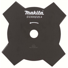 Makita 195150-5 Négy fogú bozótvágó kés fűkaszához, 230 x 25,4 x 1,8 mm