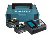 Makita 197952-5 Akku szett töltővel Li-ion 2db BL1830 18V/3,0Ah + DC18RC töltő + MakPac1