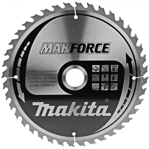 Makita B-08523 Makforce körfűrészlap, 235x30mm 40Z