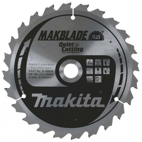 Makita B-08610 Makblade Plus körfűrészlap, 216x30mm 24Z