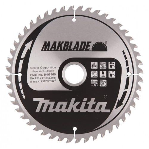 Makita B-08969 Makblade körfűrészlap, 216x30mm 48Z