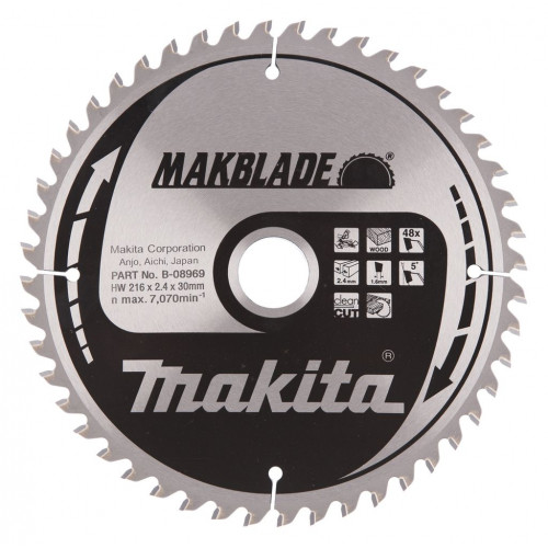 Makita B-32764 Makblade körfűrészlap, 216x30mm 48Z