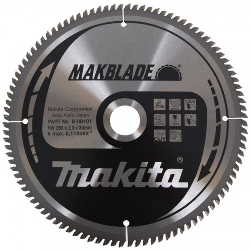 Makita B-09101 Makblade körfűrészlap, 250x30mm 100Z