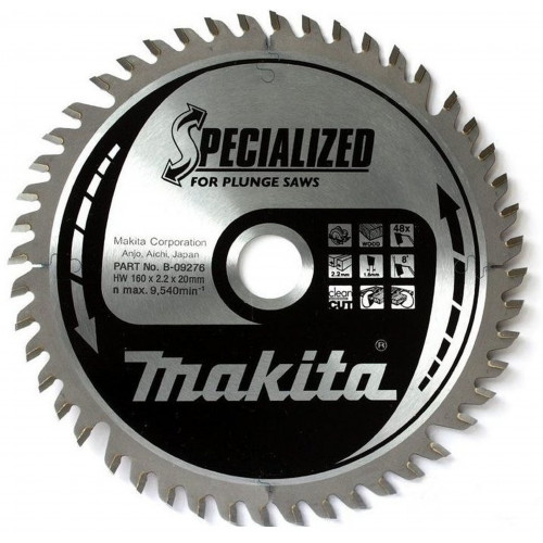 Makita B-09276 Specialized körfűrészlap, 160x20mm 48Z