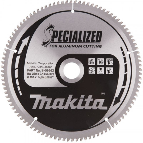 Makita B-09662 Specialized körfűrészlap, 260x30mm 100Z