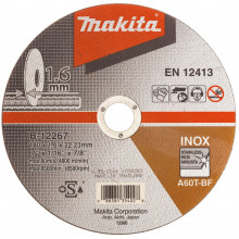 Makita E-13758 vágókorong inoxhoz 180x1,6x22mm=oldB-12267