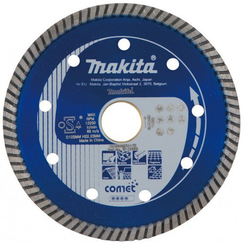 Makita B-12996 gyémánttárcsa Comet Turbo 125x22,23mm
