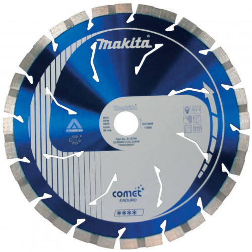 Makita B-13493 Gyémánttárcsa Comet Enduro 350/25,4mm
