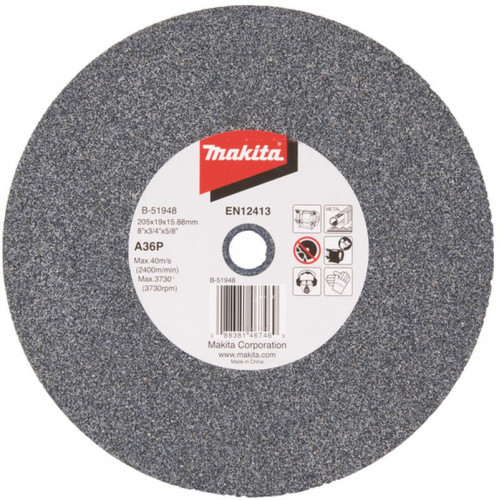 Makita B-51948 köszörűkorong A36P 205x19x15.88mm