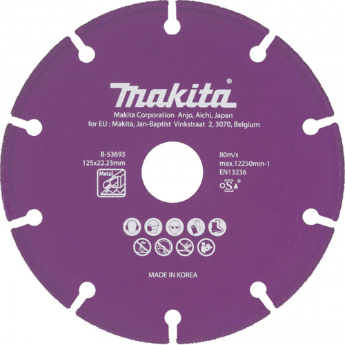 Makita B-53693 Gyémánt vágótárcsa 125x1.3x22,23mm