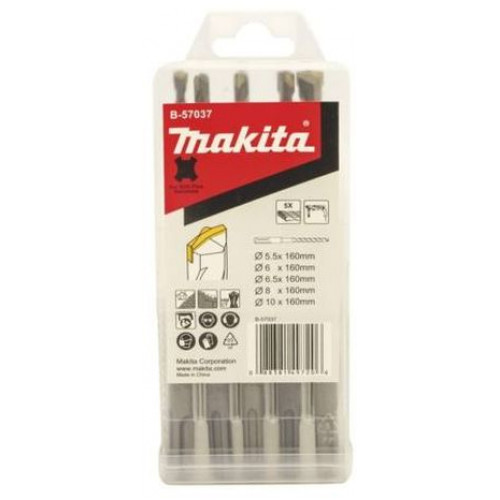 Makita B-57037 SDS-Plus V-Plus fúrószár készlet 5 részes