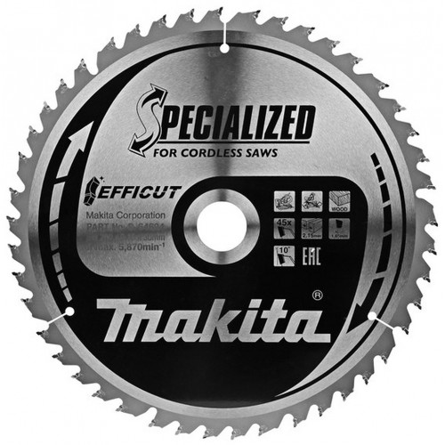 Makita B-64624 TCT Efficut körfűrészlap, 260x30mm 45Z