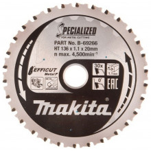 Makita B-69266 TCT Efficut körfűrészlap, 136x20mm 30Z
