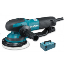 Makita BO6050J Excentercsiszoló (750W/150mm) Makpac HASZNÁLT, SZERVIZELT