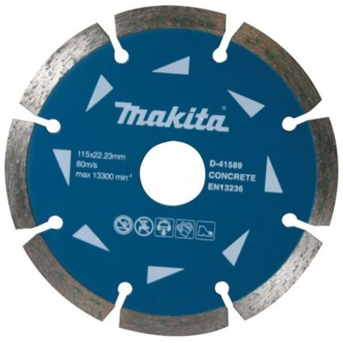 Makita D-41589-10 gyémánttárcsa szegmentált 115x22,23mm 10db Makita D-41589-10 gyémánttárcsa szegmentált 115x22,23mm 10db