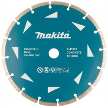 Makita D-41610 gyémánttárcsa szegmentált 230x22,23mm