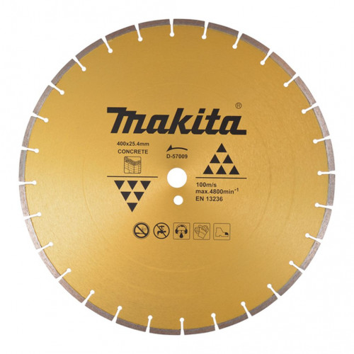 Makita D-57009 Gyémánttárcsa 400x25.4x7, 5mm