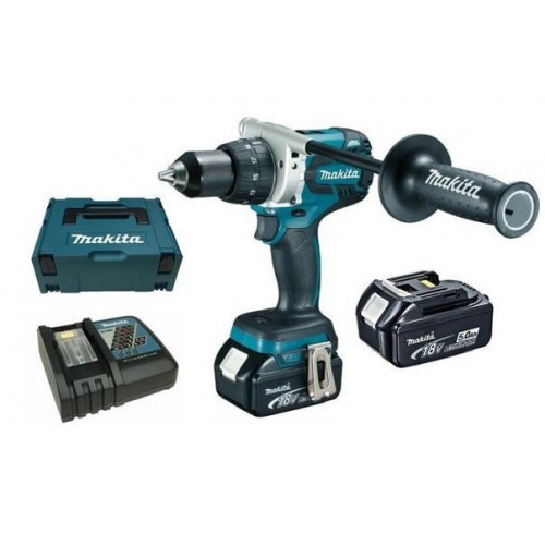 Makita DDF481RTJ Akkus fúró-csavarbehajtó MAKPAC kofferben (2x5,0Ah/18V)