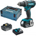 Makita DDF482RFJ Akkus fúró-csavarozó Li-ion LXT (2x3,0Ah/18V) Makpac 2