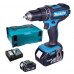 Makita DHP482RTJ Akkus ütvefúró-csavarbehajtó Li-ion Li-ion (2x5,0Ah/18V) Makpac 2