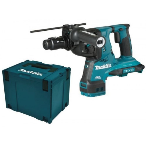 Makita DHR264ZJ Akkus fúró-vésőkalapács SDS-Plus, 2x18V, akku és töltő nélkül, Makpac 4