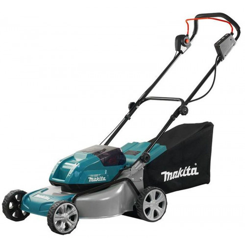 Makita DLM460Z Akkus fűnyíró 460 mm Li-ion 2x18V, akku és töltő nélkül