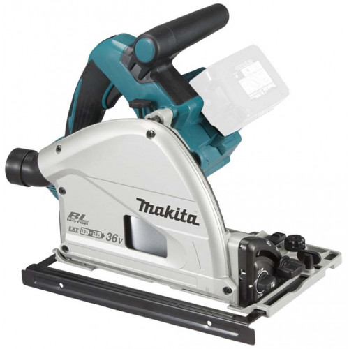 Makita DSP600Z akkus merülő körfűrész 165mm Li-ion LXT 2x18V (akku és töltő nélkül)