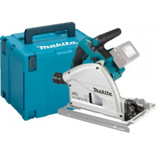 Makita DSP600ZJ Akkus körfűrész 165mm Li-ion LXT 2x18V, Makpac, akku és töltő nélkül