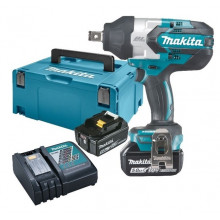Makita DTW1001RTJ Akkus ütvecsavarozó 3/4" Li -ion LXT (18V/2x5,0Ah) Makpac