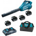 Makita DUB362PT4X Akkus légseprű Li-ion LXT (18V/4x5,0Ah)