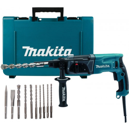 Makita HR2470X16 SDS-Plus Fúró-vésőkalapács 2,4 J, 780 W + D-46361