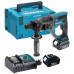 Makita DHR202RTJ Akkus fúró-vésőkalapács Li-ion LXT (2x5,0Ah/18V) Makpac